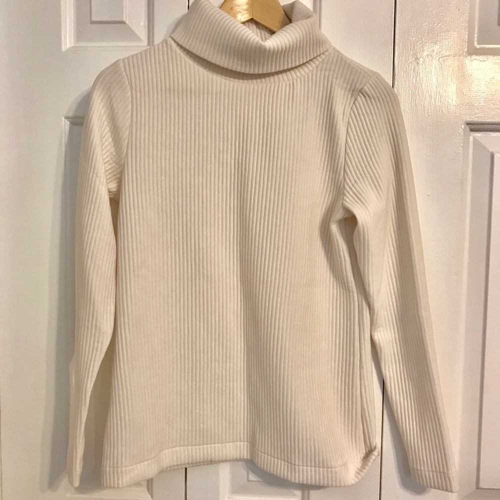 Ann Taylor white turtleneck sweater